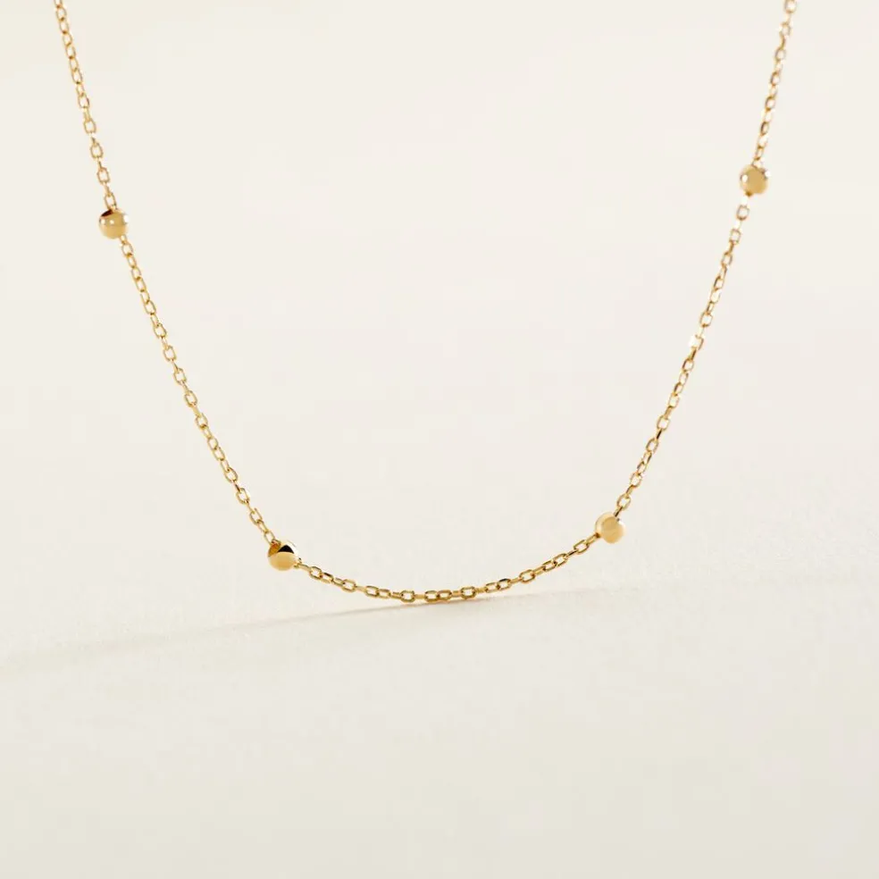 Collier Booker Or Jaune