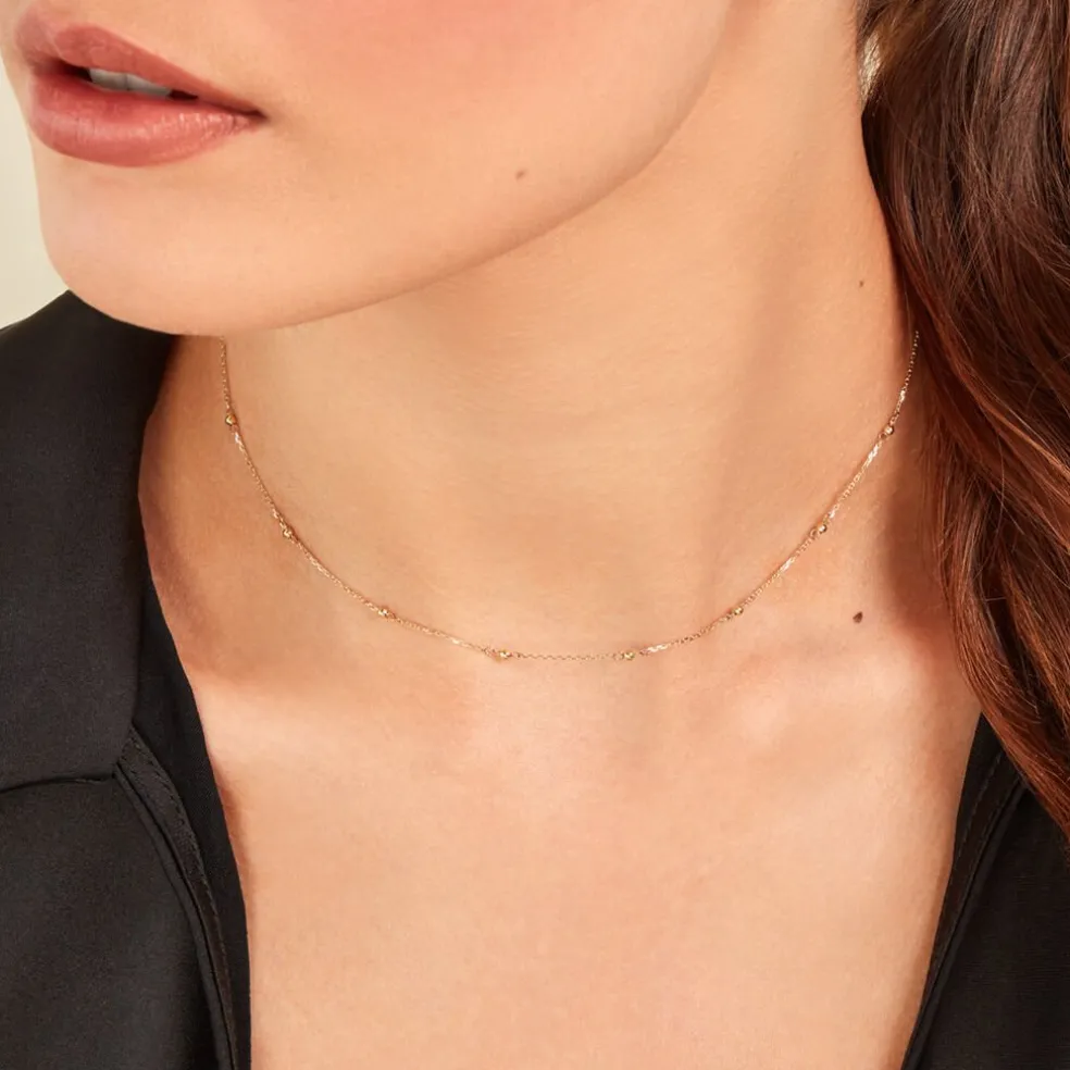 Collier Bookers Or Jaune