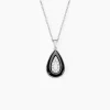 Collier Boyce Argent Blanc Céramique Oxyde De Zirconium