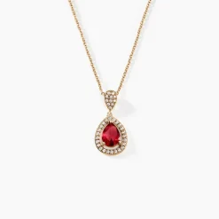 Collier Brigita Or Jaune