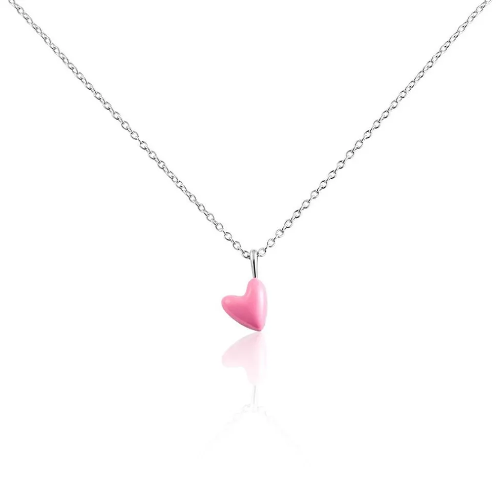 Collier Candies Argent Blanc
