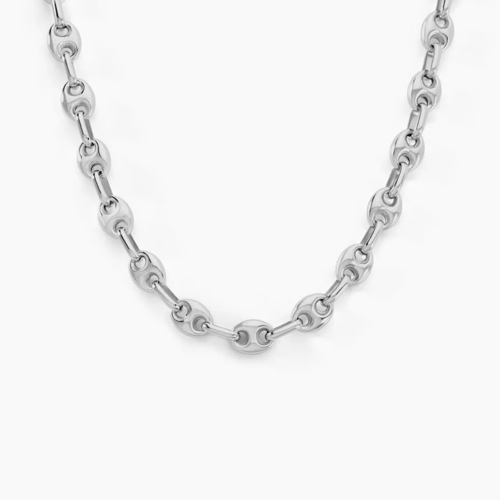 Collier Carrus Argent Blanc