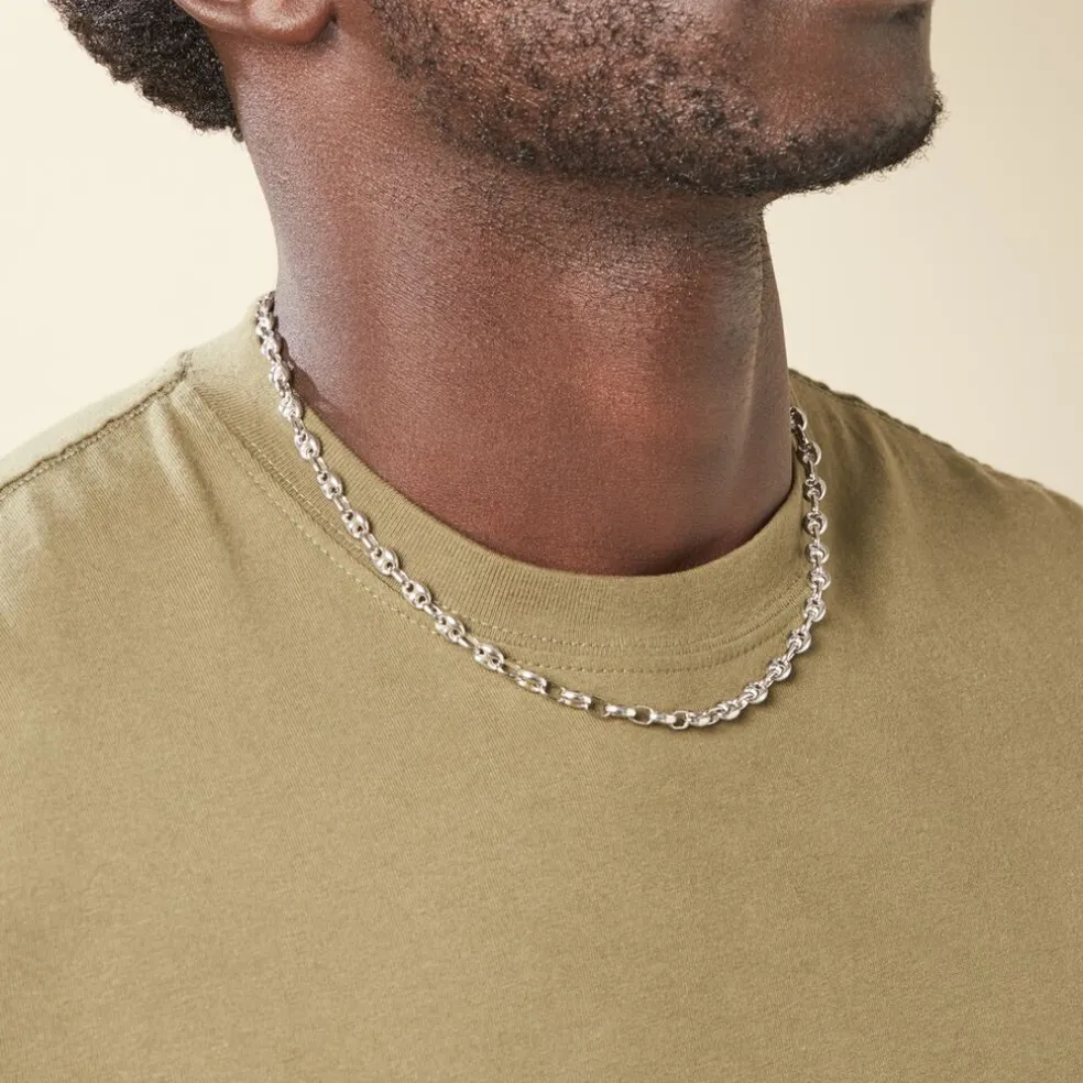 Collier Carrus Argent Blanc