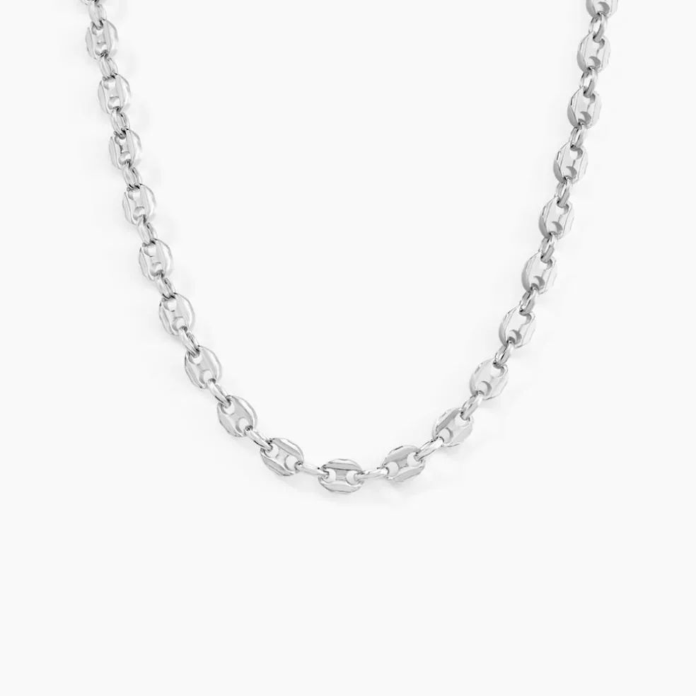 Collier Carrus Argent Blanc