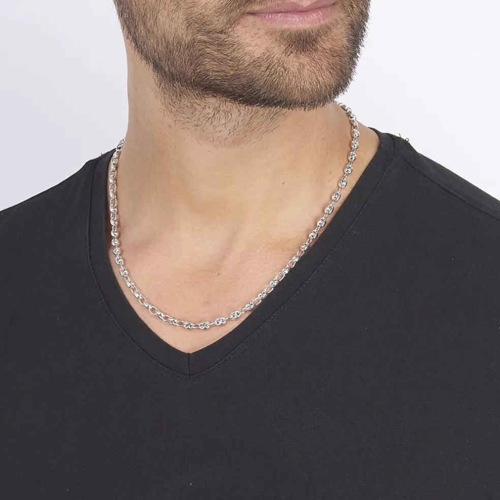 Collier Carrus Argent Blanc