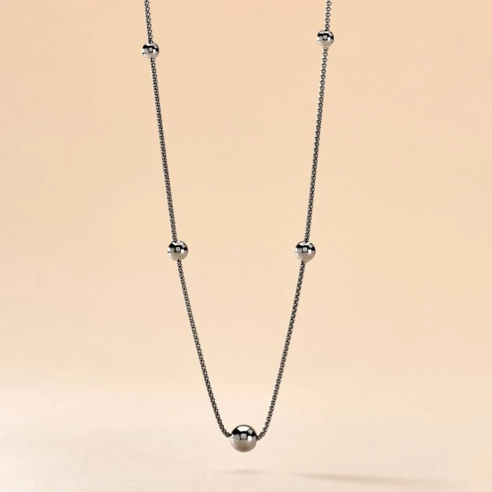 Collier Catarina Argent Blanc
