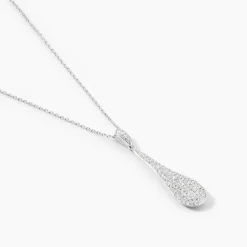 Collier Celine Or Blanc Diamant