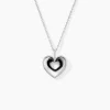 Collier Ceramik Design Argent Blanc Céramique Et Oxyde De Zirconium