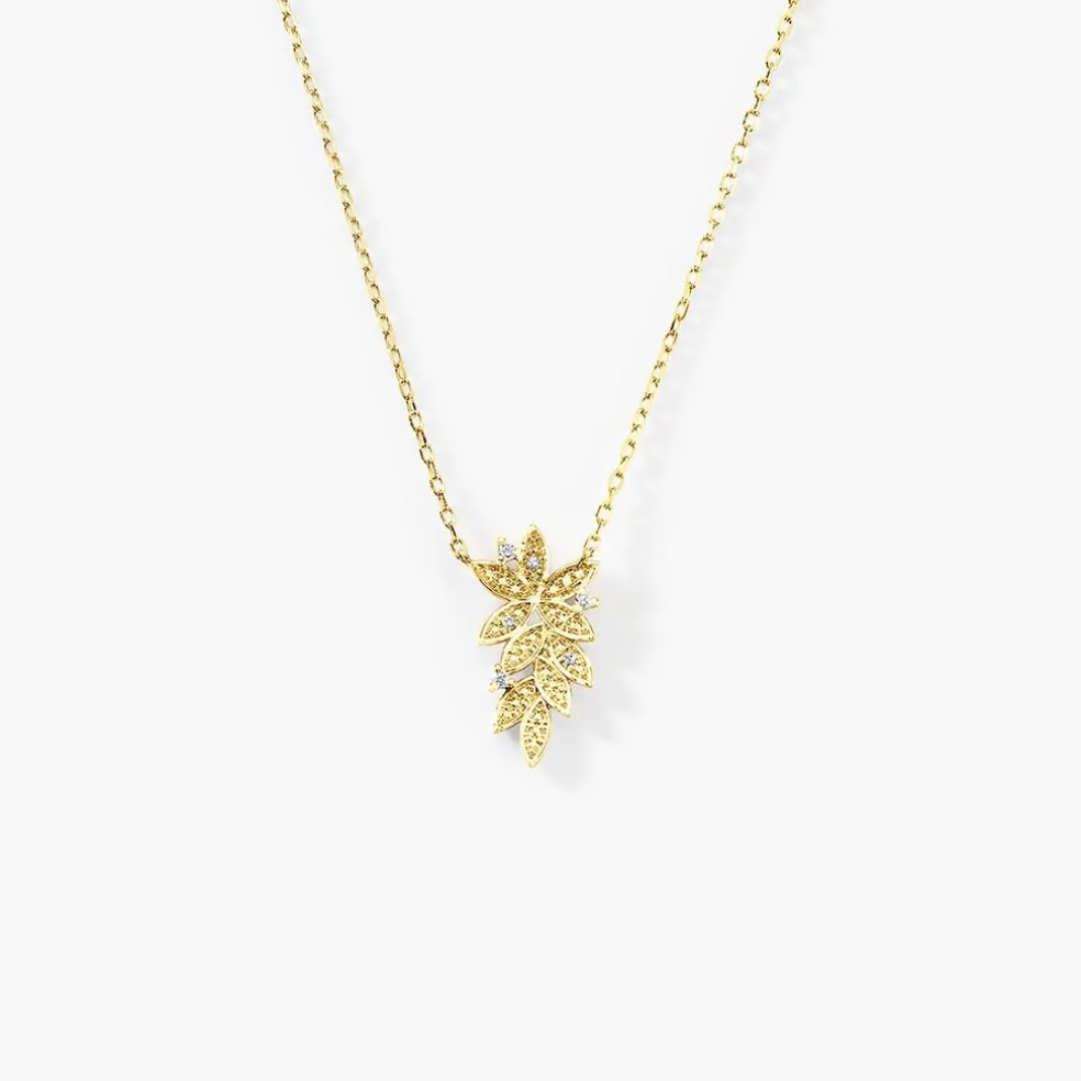 Collier Cezar Or Jaune Diamant