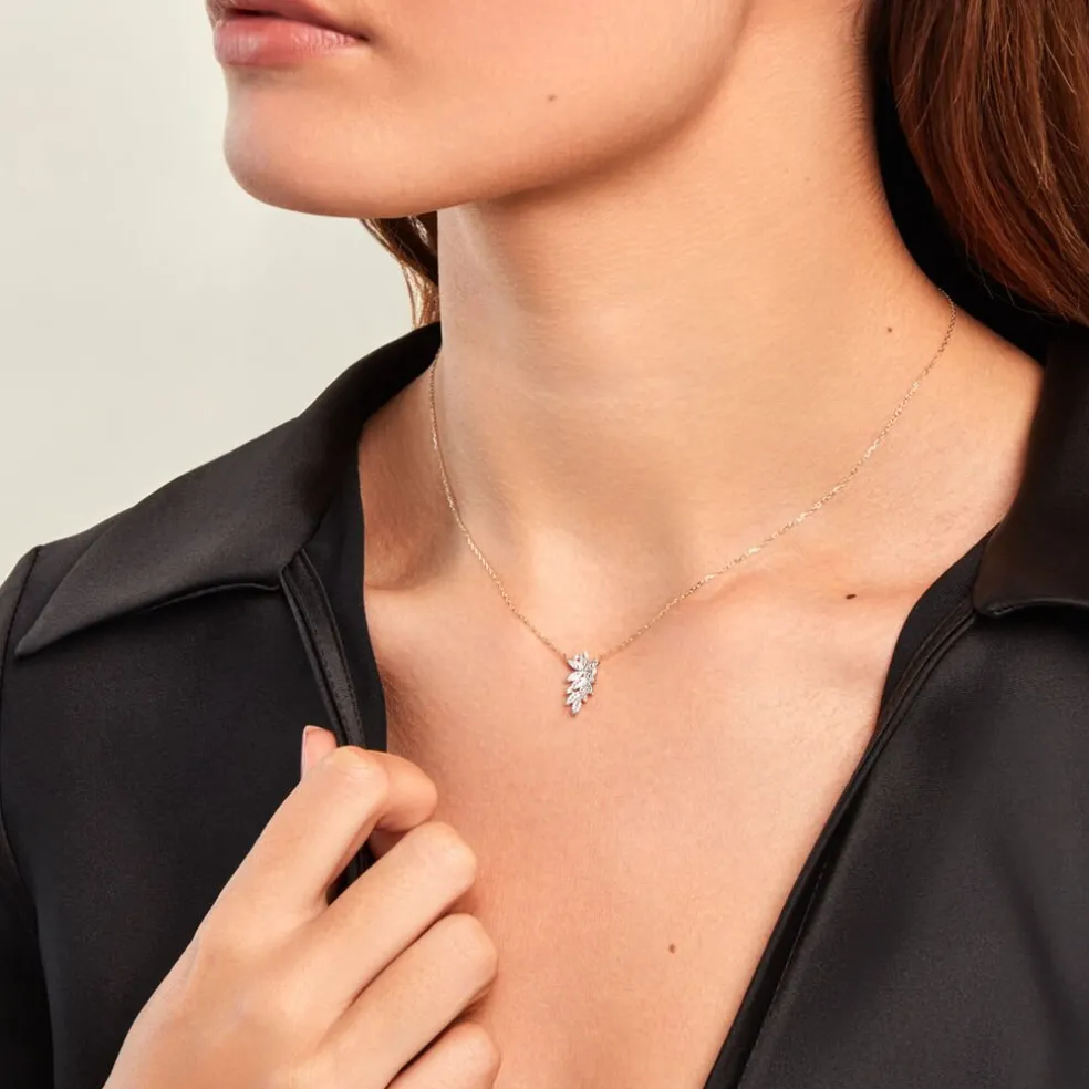 Collier Cezar Or Jaune Diamant
