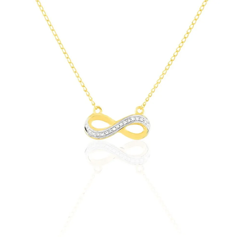 Collier Chacha Or Jaune Diamant