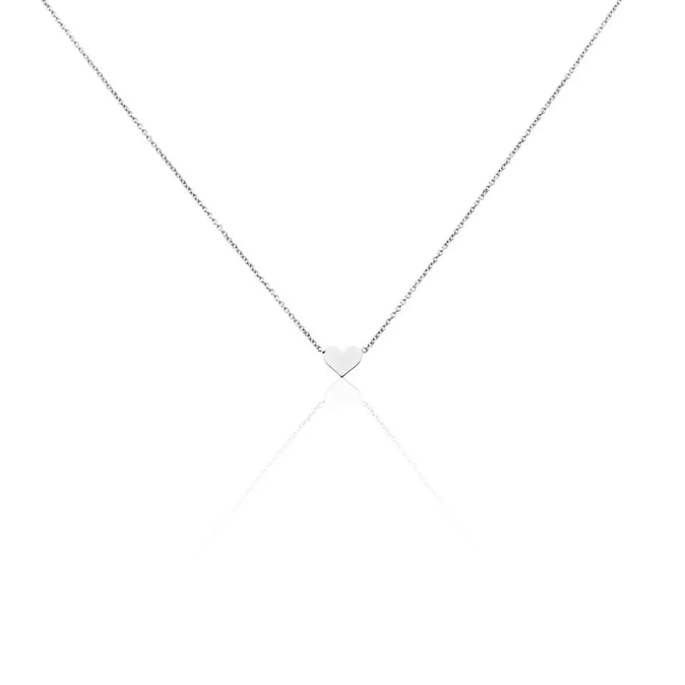 Collier Chandana Argent Blanc