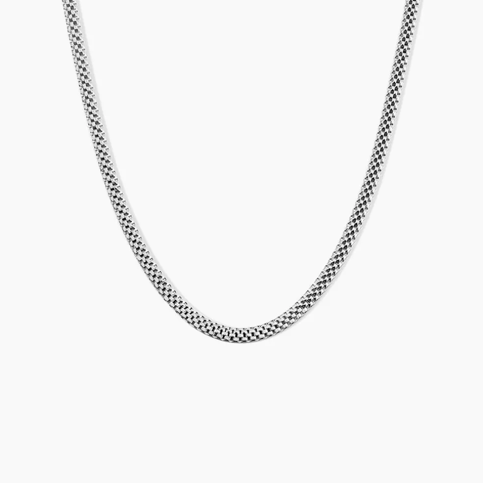 Collier Christine Argent Blanc