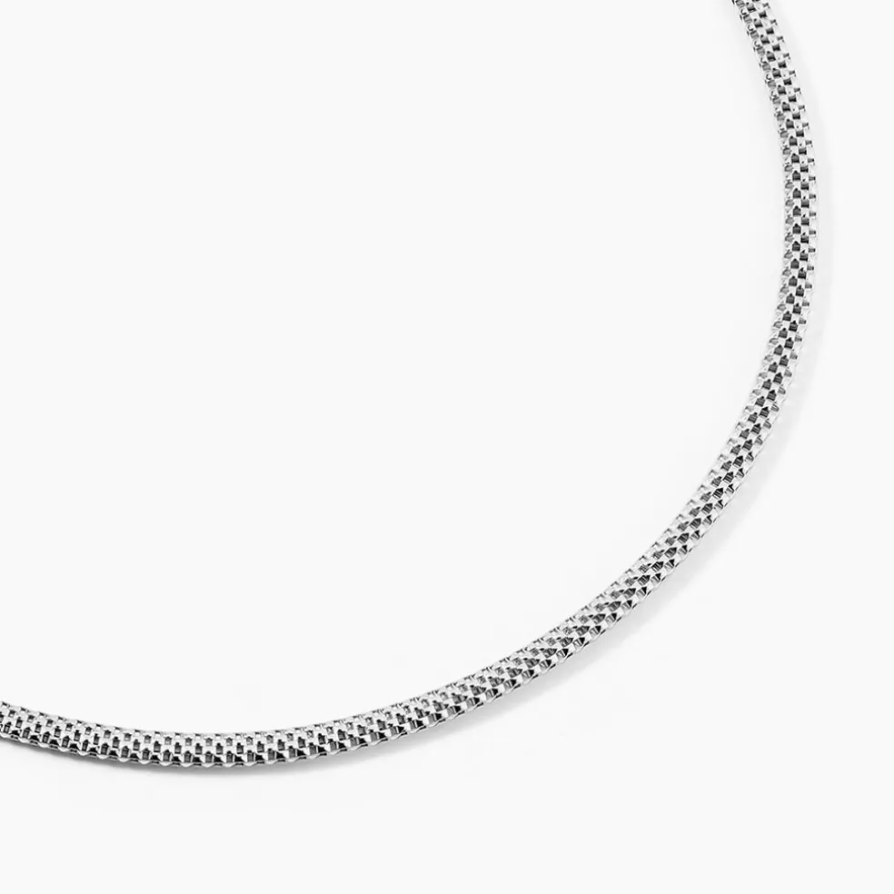 Collier Christine Argent Blanc