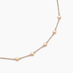 Collier Circee Argent Rose