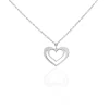 Collier Clarra Argent Blanc