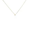 Collier éclat Perlé Plaqué Or Oxyde De Zirconium
