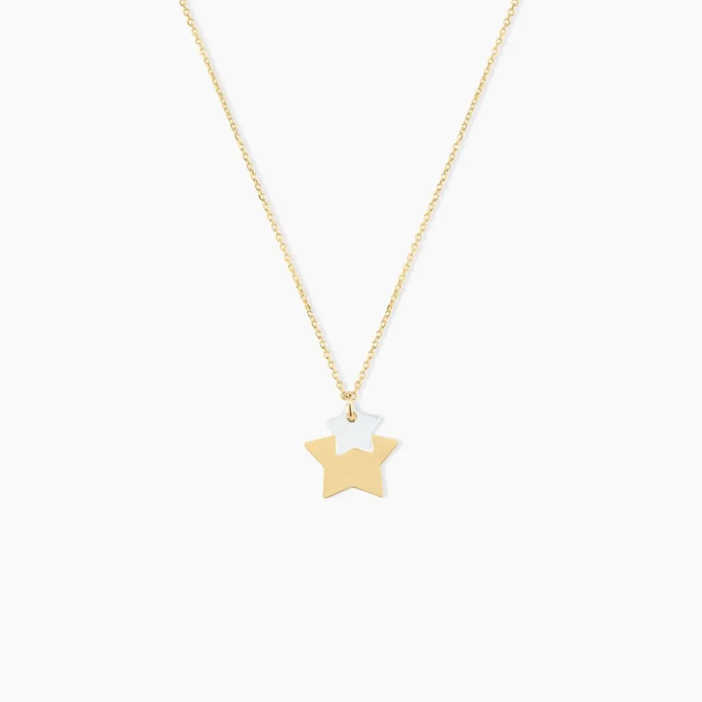 Collier Cleomelia Etoile Or Jaune