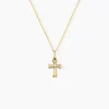 Collier Cobeia Or Jaune Oxyde De Zirconium