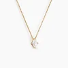Collier Collection Icone Or Jaune Diamant Synthétique