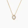 Collier Collection Icone Or Jaune Diamant Synthétique