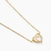 Collier Constancia Or Jaune Oxyde De Zirconium