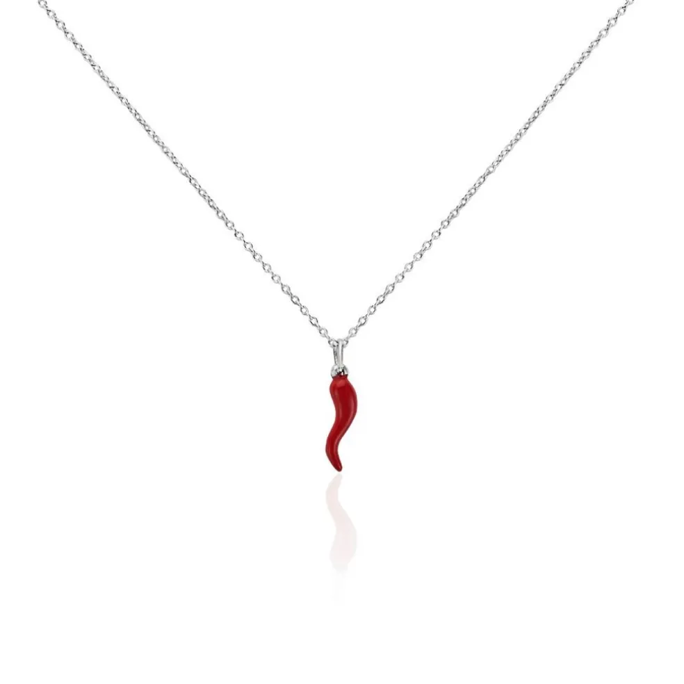 Collier Cornucopia Argent Blanc
