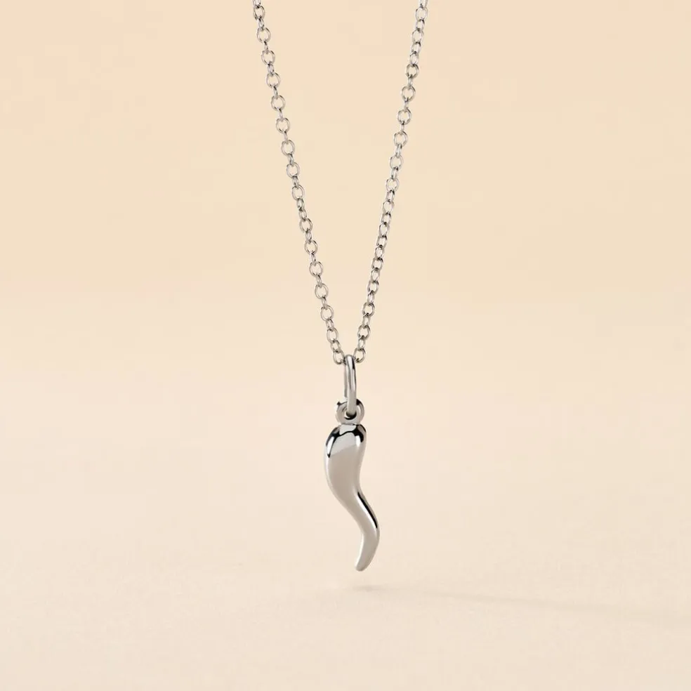 Collier Cornucopia Argent Blanc