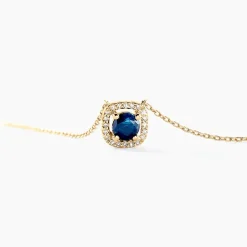 Collier Cosimo Or Jaune Saphir Diamant