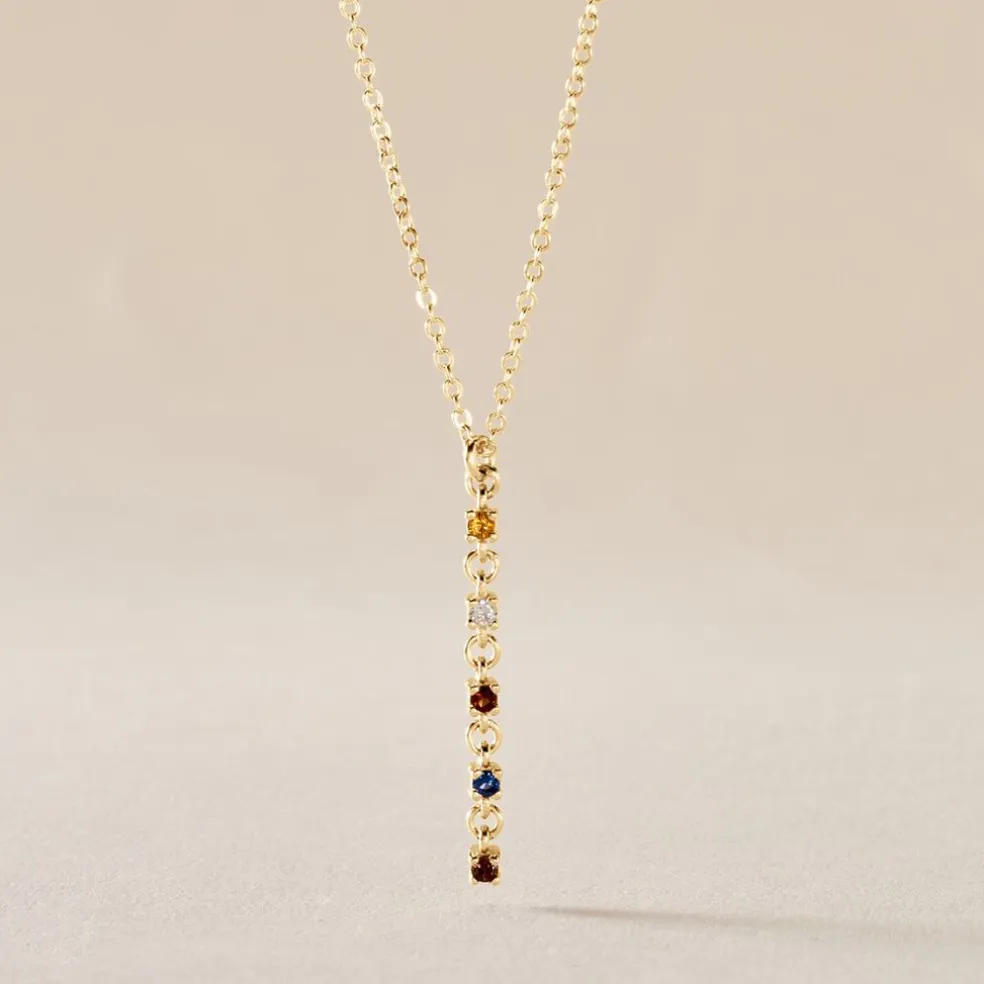 Collier Céphée Plaqué Or Doré Oxyde De Zirconium