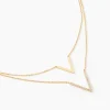Collier Daina Or Jaune Oxyde De Zirconium