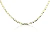 Collier Danae Plaquette Or Bicolore