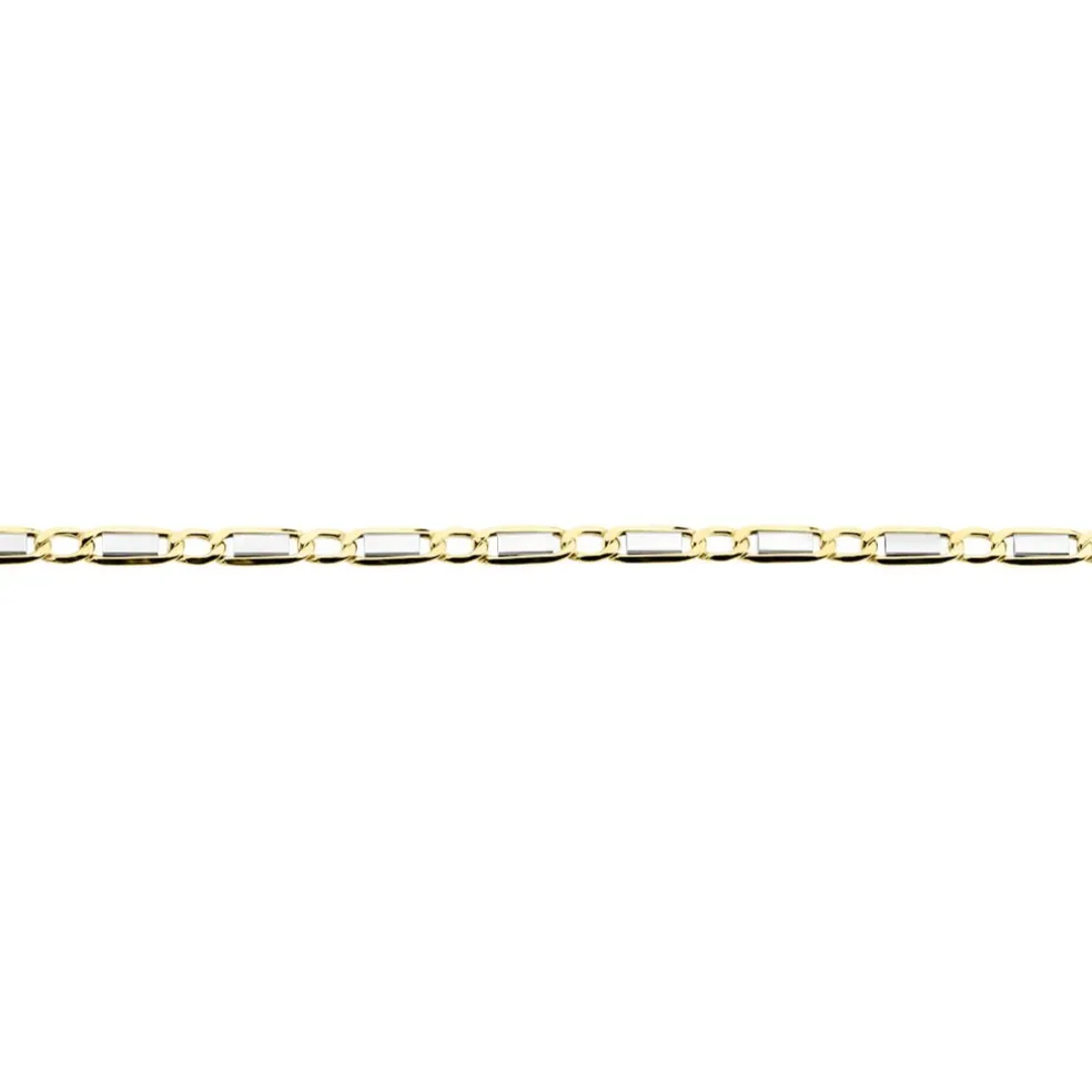 Collier Danae Plaquette Or Bicolore