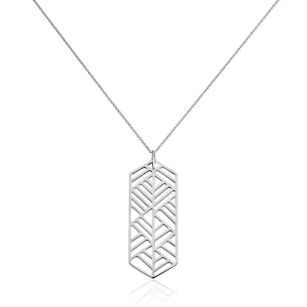 Collier Dannielle Acier Blanc