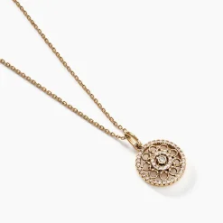 Collier Danya Plaqué Or Doré Oxyde De Zirconium