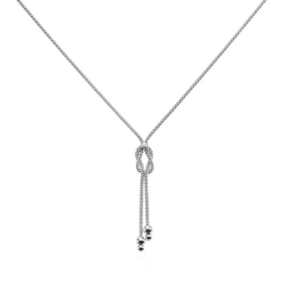 Collier Deauville Argent Blanc