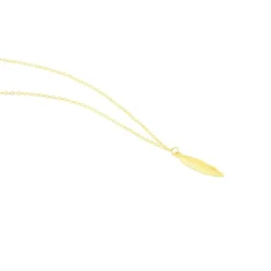 Collier Delphinium Or Jaune