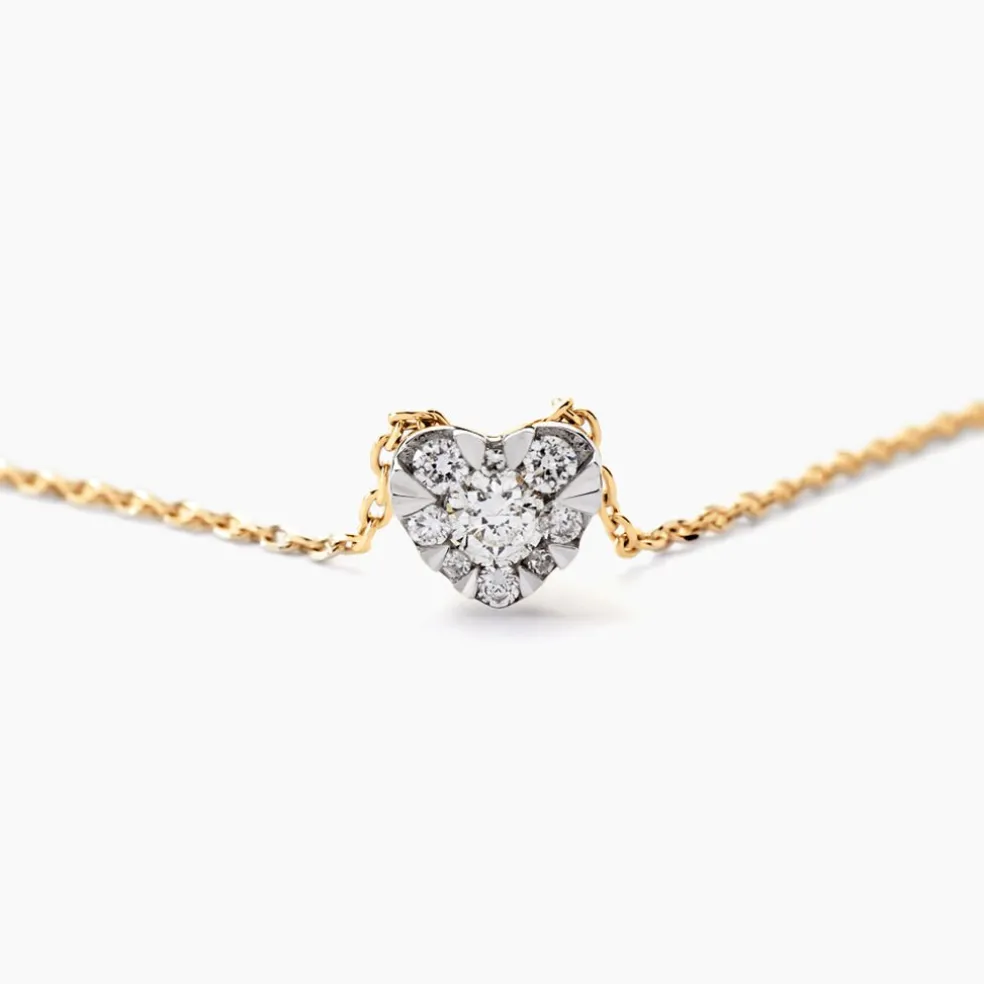 Collier Diamantia Or Jaune Diamant
