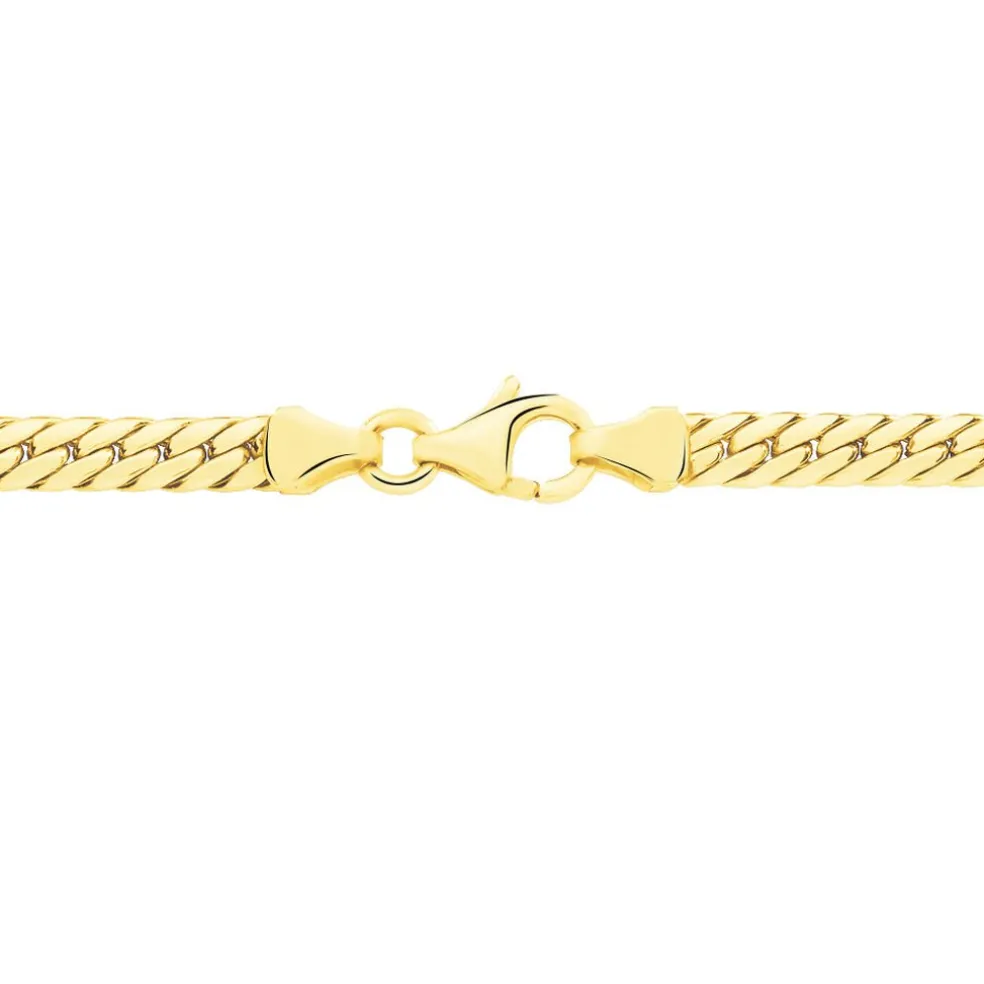Collier Doline Maille Anglaise Or Jaune