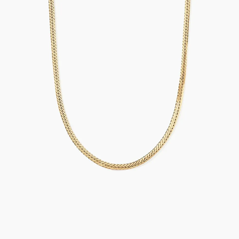 Collier Doline Maille Anglaise Or Jaune