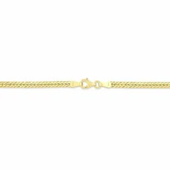 Collier Doline Maille Anglaise Or Jaune
