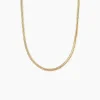 Collier Doline Maille Anglaise Or Jaune