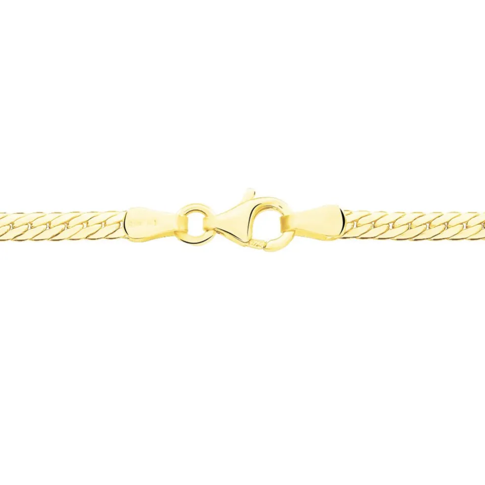 Collier Doline Maille Anglaise Or Jaune