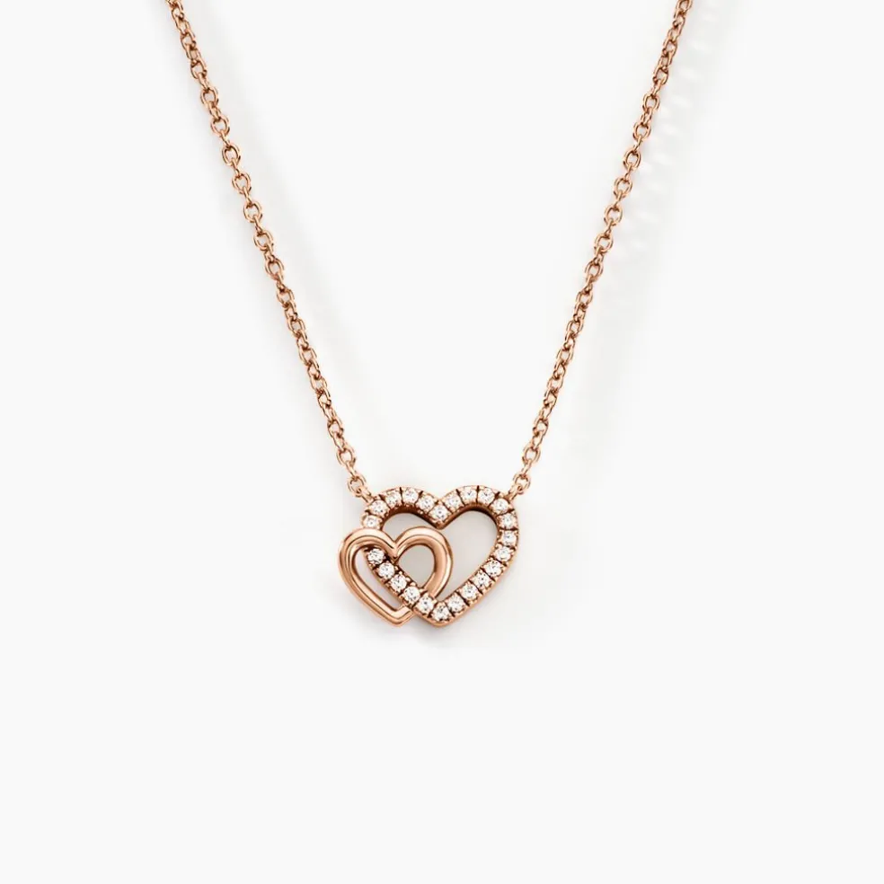 Collier Donatiane Argent Rose Oxyde De Zirconium