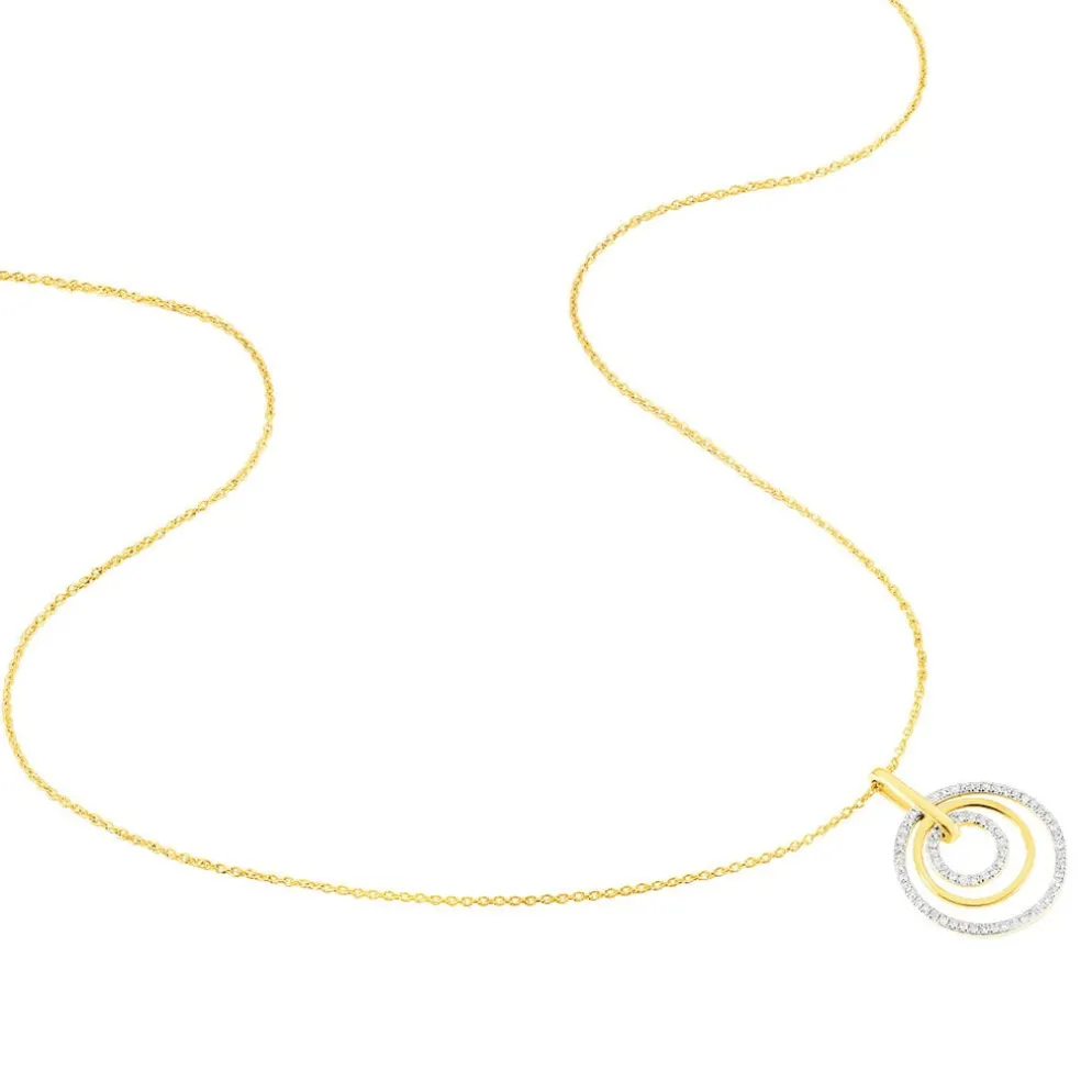 Collier Dorotea Or Jaune Diamant