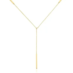 Collier Eilish Acier Jaune