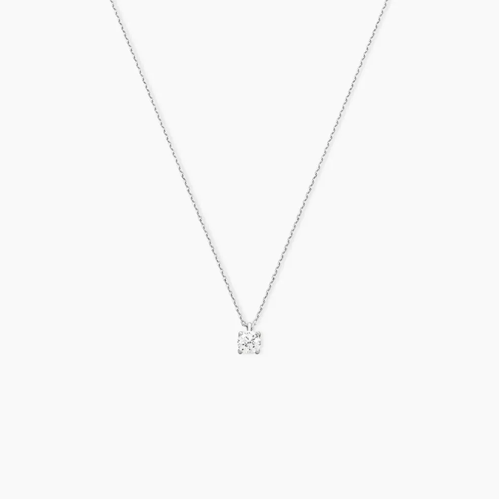 Collier Elfa Or Blanc Diamant