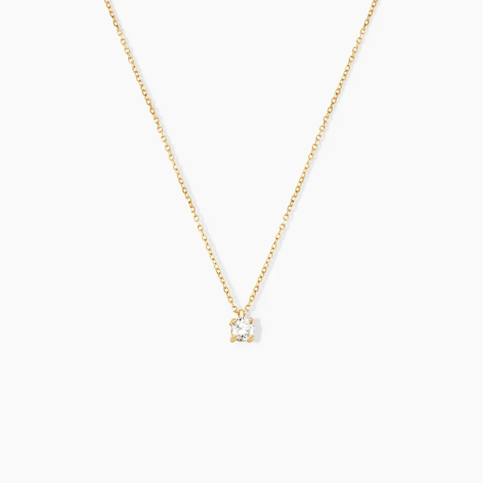 Collier Elfa Or Jaune Diamant