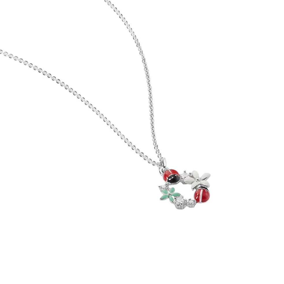 Collier Eliniane Argent Blanc Oxyde De Zirconium