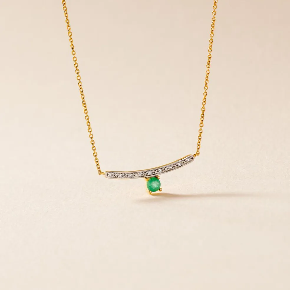 Collier Emeald Is The New Black Or Jaune Emeraude Diamant